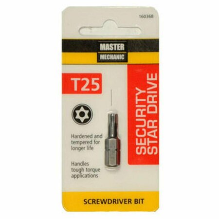 SWIVEL 1 in. Master Mechanic TX25 Torx Security Bit SW3841375